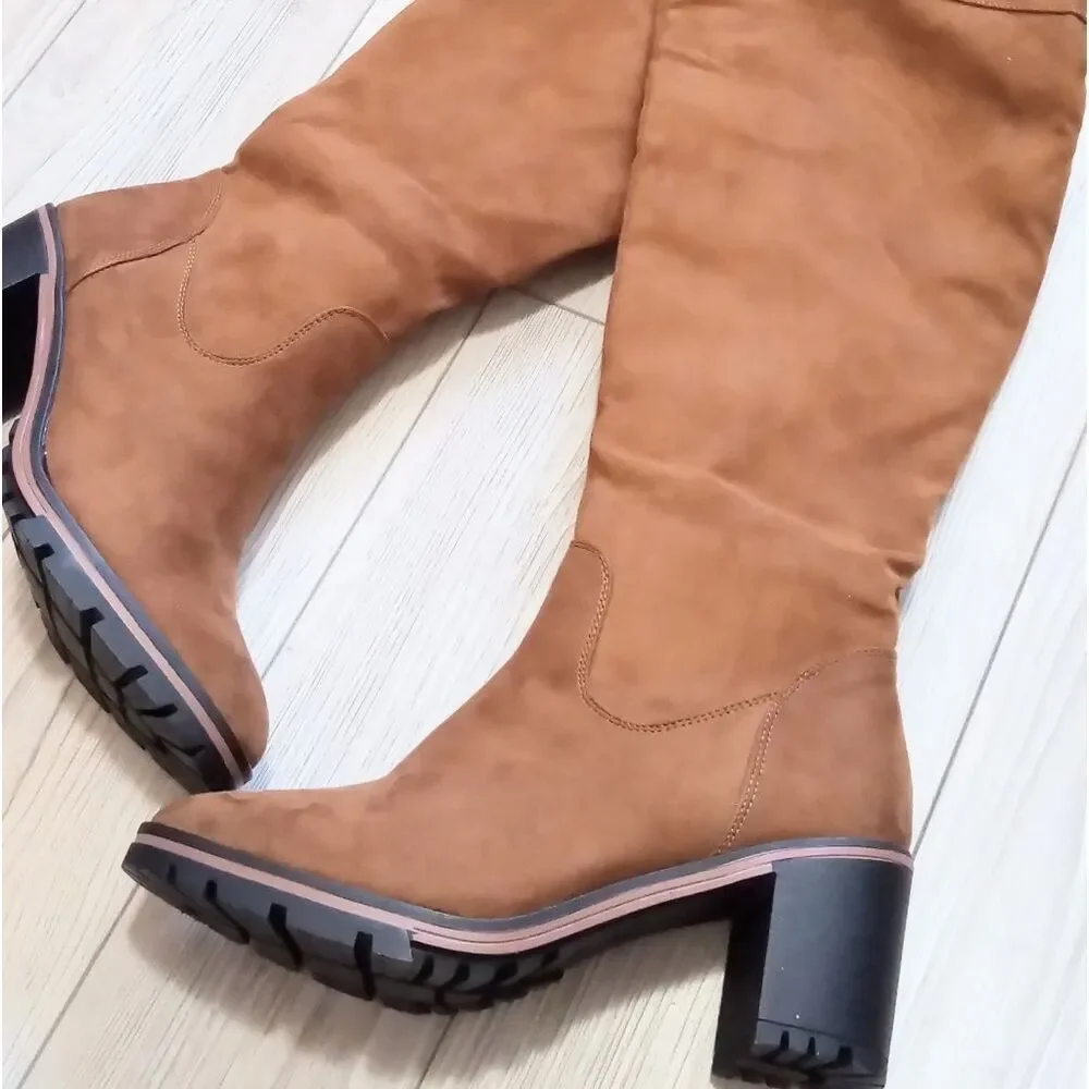 (74-4294) ZBY Women's Over The Knee Boot Sz 9.5